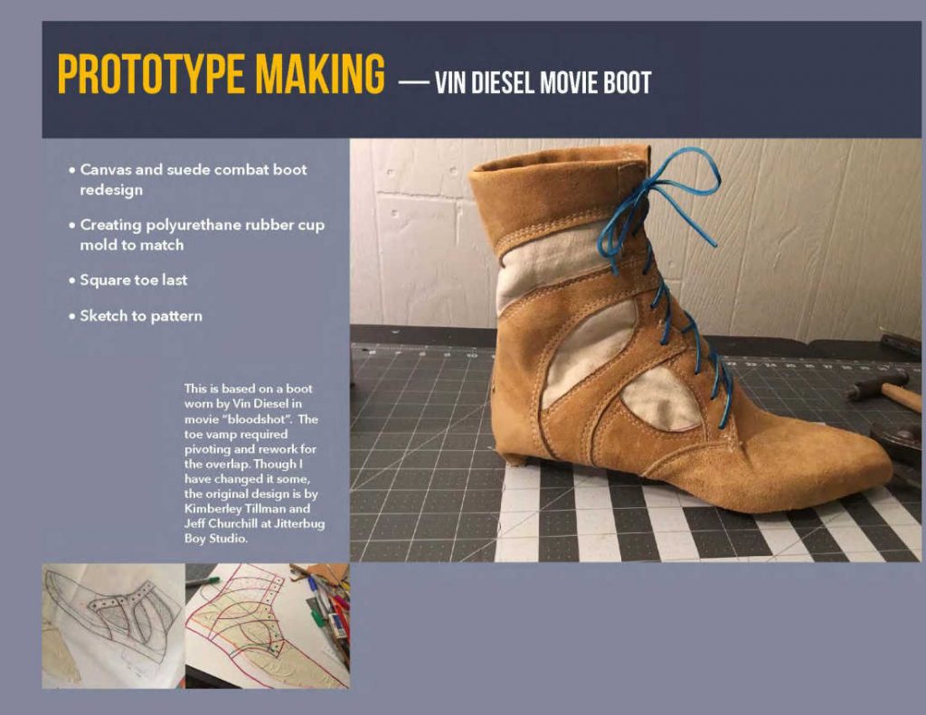 Prototype Makin Vin Diesel Movie Boot