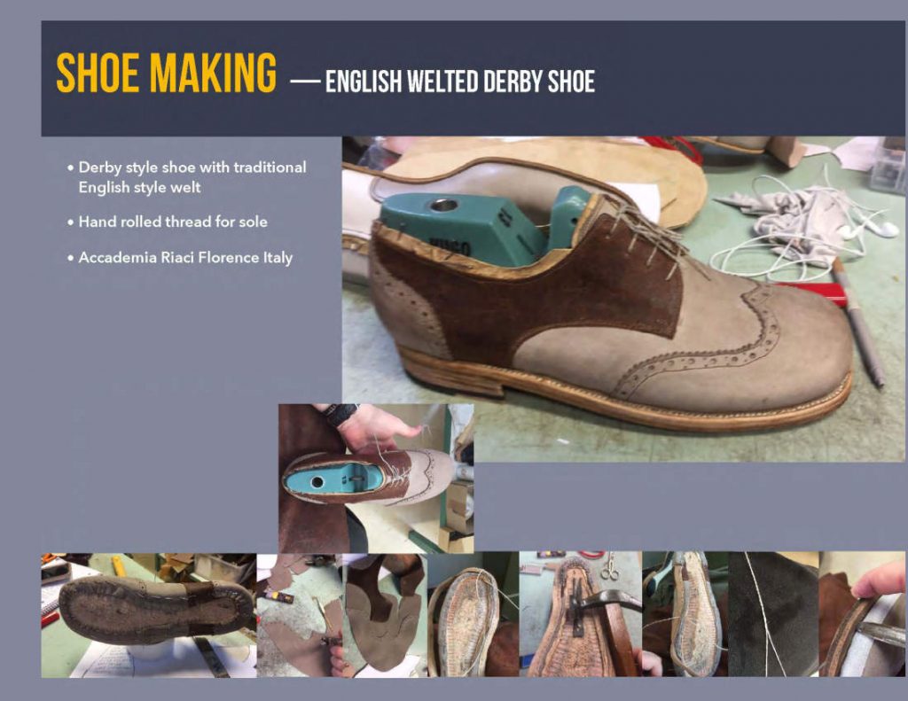 Shoe Making English Welted Derby Shoe